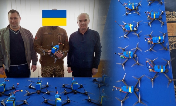 Калинівська громада передала захисникам на фронт ще вісім дронів-камікадзе