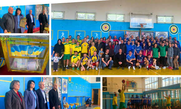 У Вінниці розпочався благодійний турнір з волейболу серед вчителів