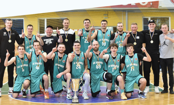 Вінницькі баскетболісти стали чемпіонами України серед чоловічих команд