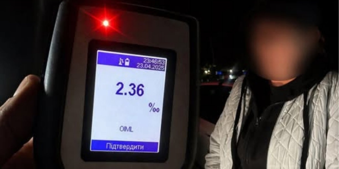 «Драгер» зашкалював під Вінницею 42-річна керманичка вразила ступенем сп’яніння