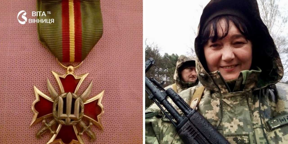 «Калина» отримала «Хрест Сухопутних військ» — вінничанка воює на Запорізькому напрямку