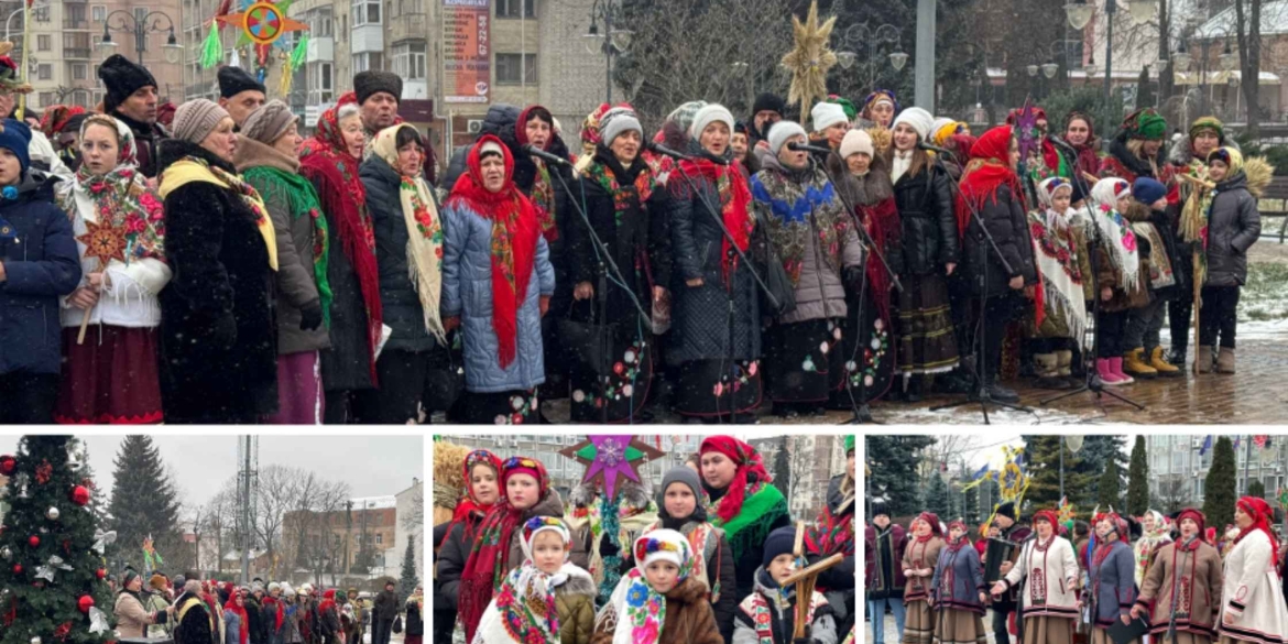 «Подільська коляда» різдвяний настрій зібрав вінничан і гостей міста на майдані Незалежності