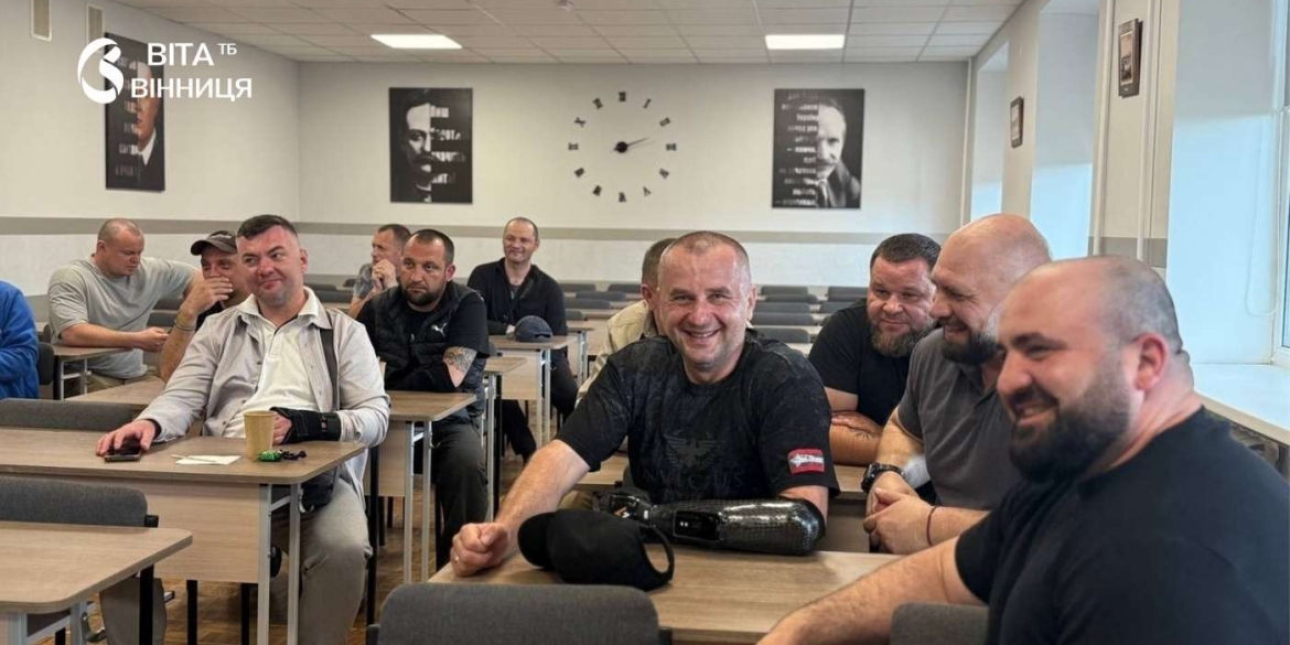 «Вінницькі титани» випробували нові навчальні простори місто створює безбар'єрні умови для захисників