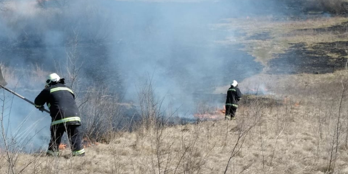 За добу на Вінниччині ліквідували 30 пожеж на відкритих територіях