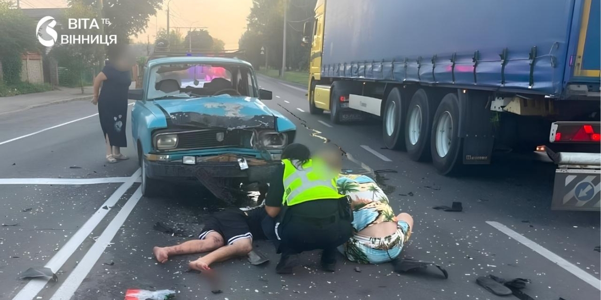 18-річний скутерист отримав тяжкі травми в ДТП у Вінниці