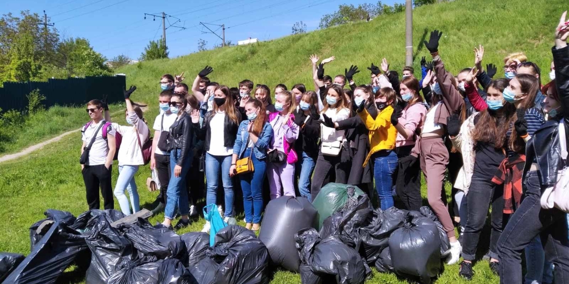 За час  акції "Студенська молодь Вінниці - за чисте довкілля" ліквідували більше сотні сміттєзвалищ