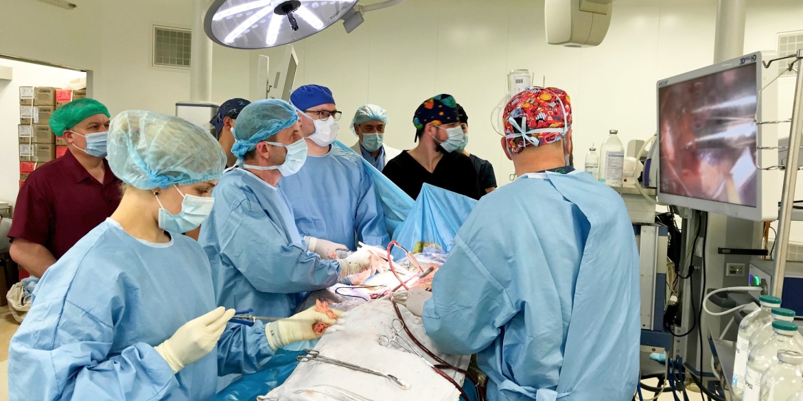 У вінницькому кардіоцентрі вперше у регіоні провели торакоскопічну операцію на серці
