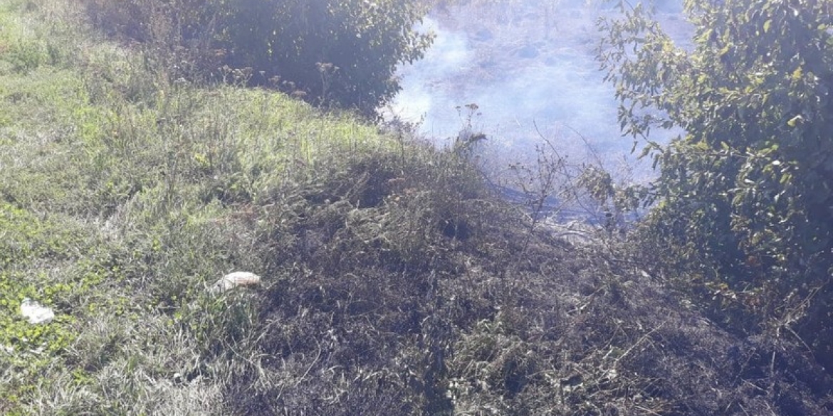 На Вінниччині за добу через необережність з вогнем згоріло 3 га сухої трави