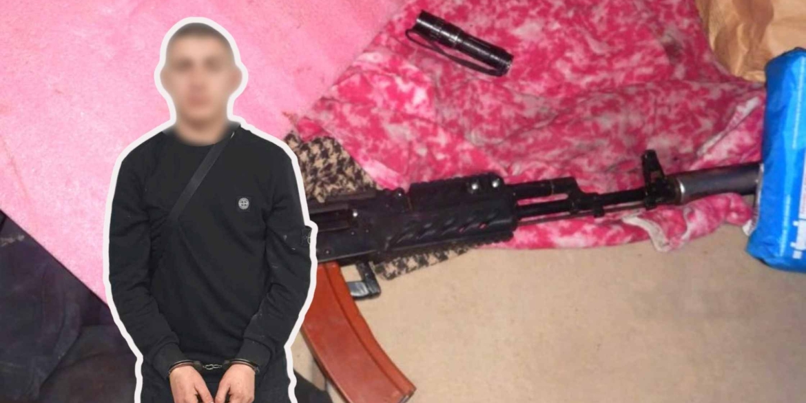 25-річний мешканець Вінниччини возив у багажнику автомат із глушником