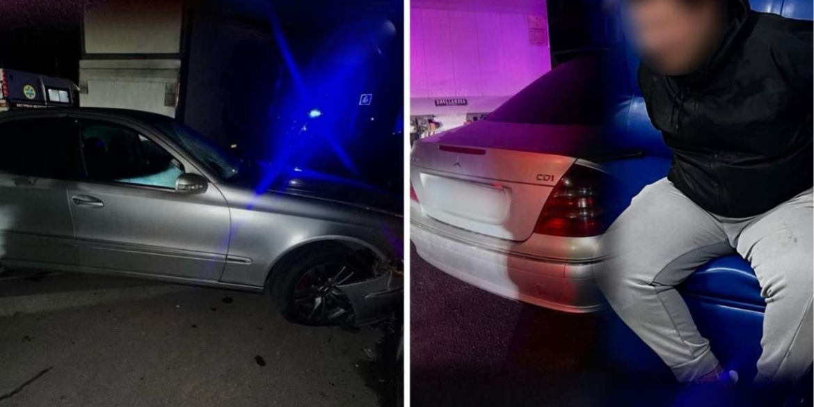 25-річний вінничанин став винуватцем подвійної ДТП, коли тікав від поліції