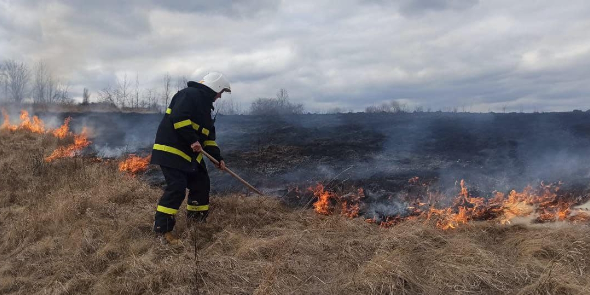 За минулу добу на Вінниччині рятувальники 32 рази гасили пожежі в екосистемах