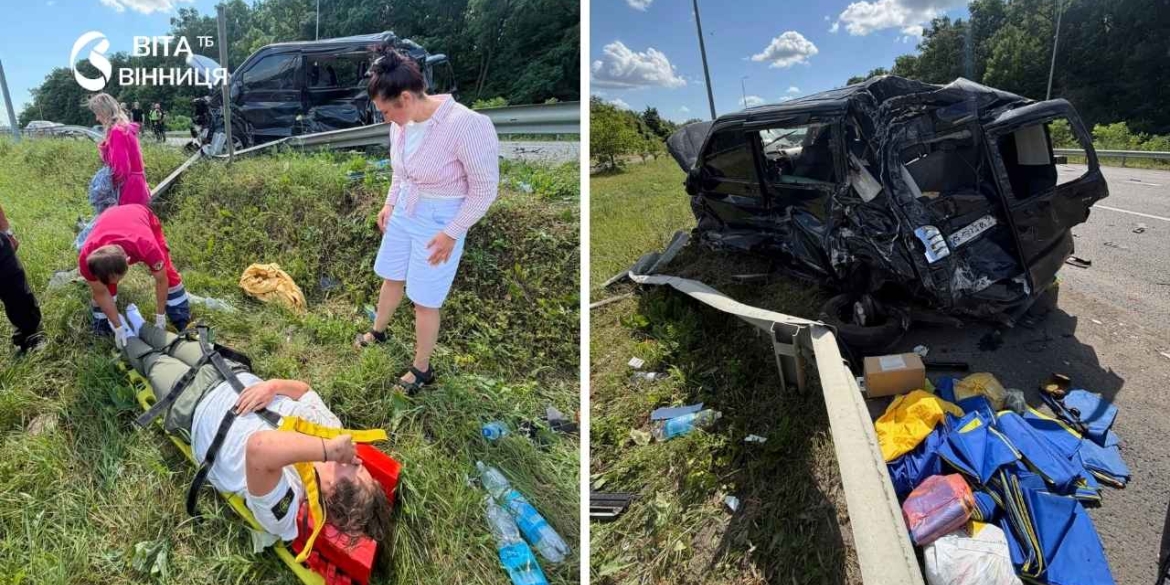 45-тонна вантажівка протаранила автомобіль депутатки Вінницької міськради