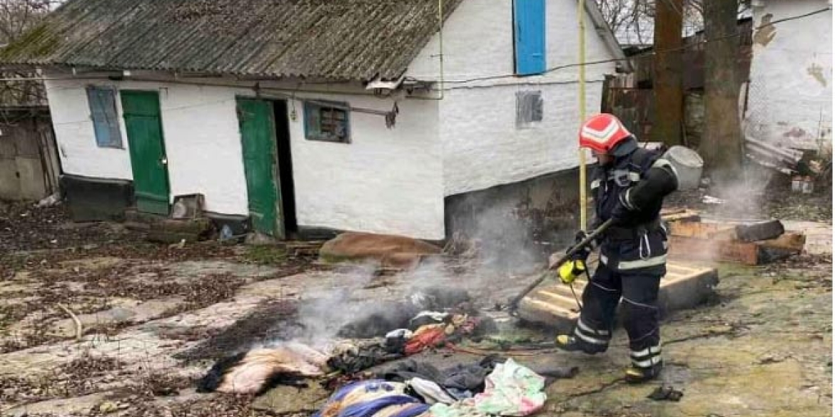 В Погребищенському районі під час пожежі в будинку загинула жінка