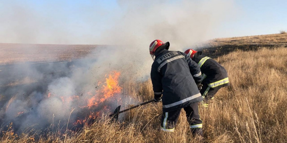 На Вінниччині за добу ліквідували десять пожеж в екосистемах