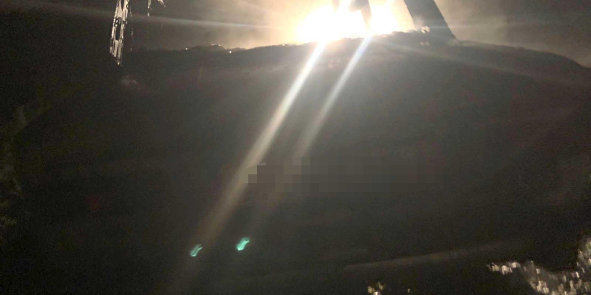 В Гайсинському районі молодик викрав два авто, одне із них згоріло вщент