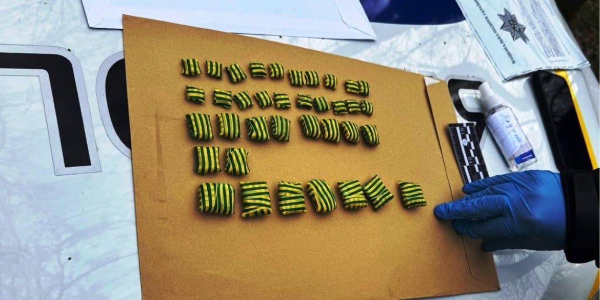 Амфетамін у гаражі поліцейські Вінниці вилучили у харків’янина понад пів кілограма психотропів