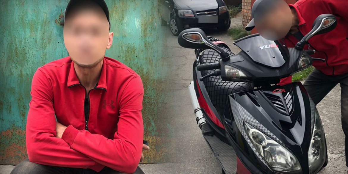 Без прав та "під кайфом" зупинили водія моторолера у Вінниці
