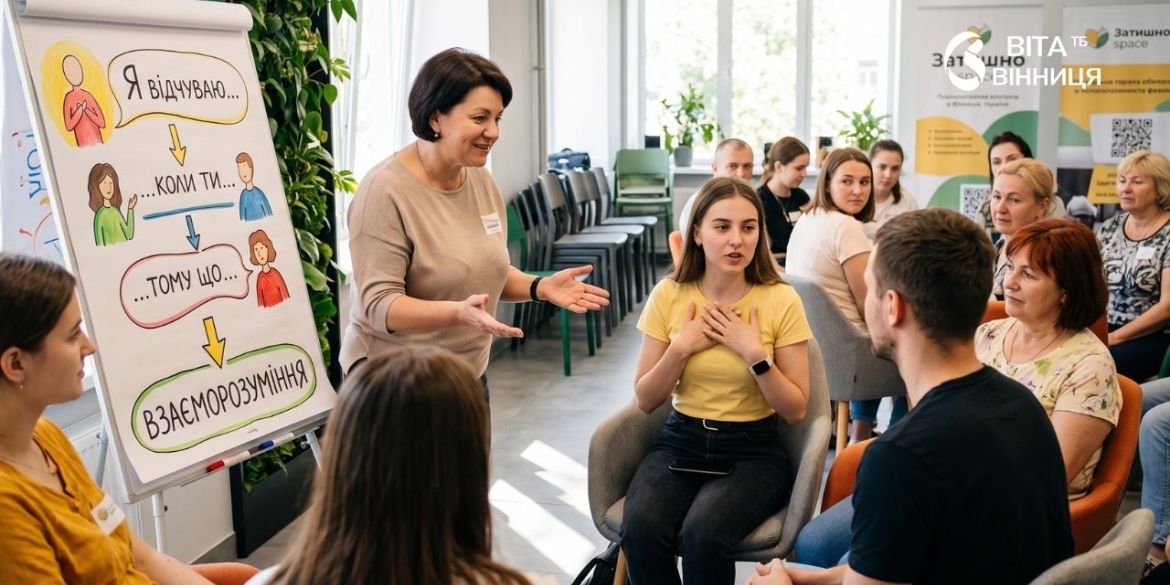 Без звинувачень і нападів у Вінниці проведуть безкоштовний психологічний захід про порозуміння