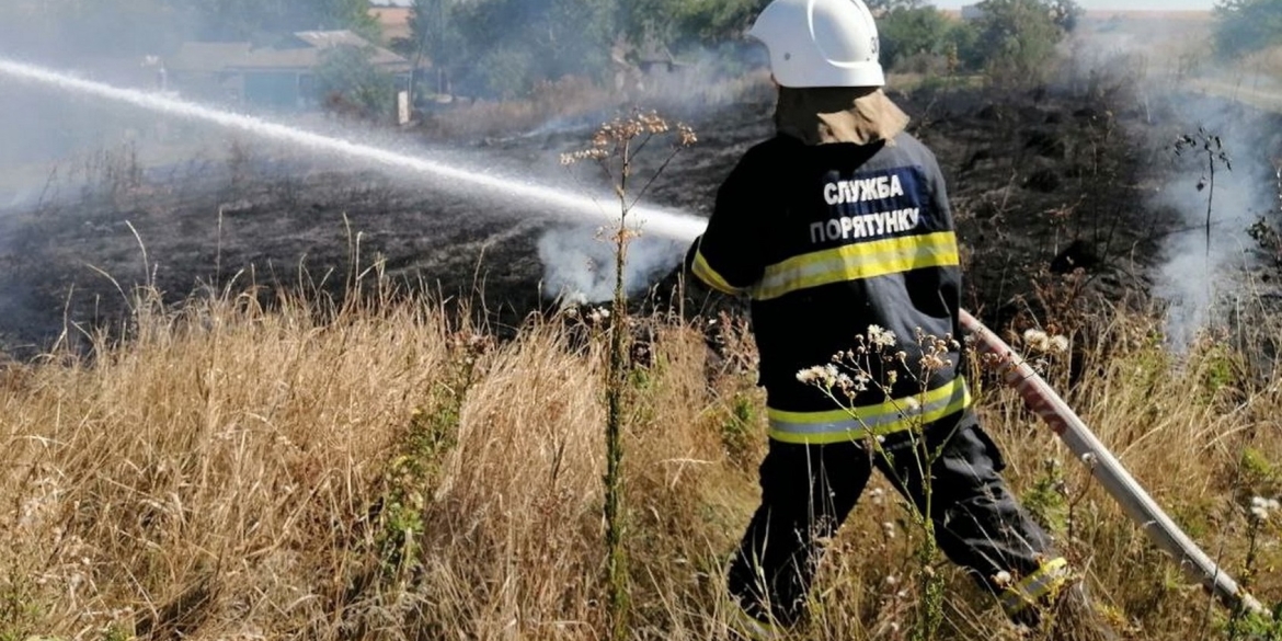 Через підпали трави та сміття на Вінниччині вигоріло понад 6 гектарів землі