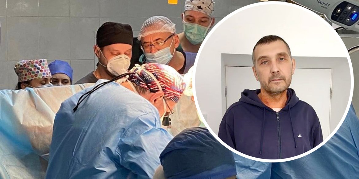 Чоловіка, якому у Вінниці пересадили серце, вже виписали з лікарні