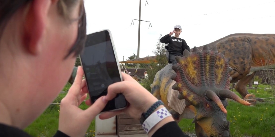 Динозаври повернулися: у Вінниці знову запрацював Динопарк