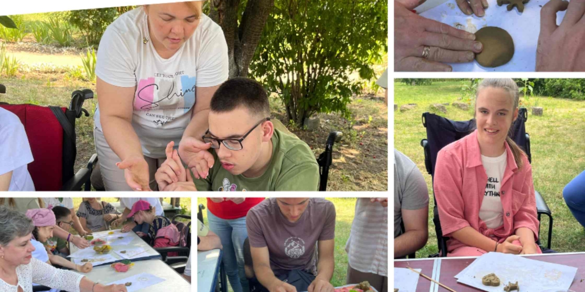 Для учасників інклюзивного табору у Вінниці влаштували майстер-клас з виготовлення оберегів