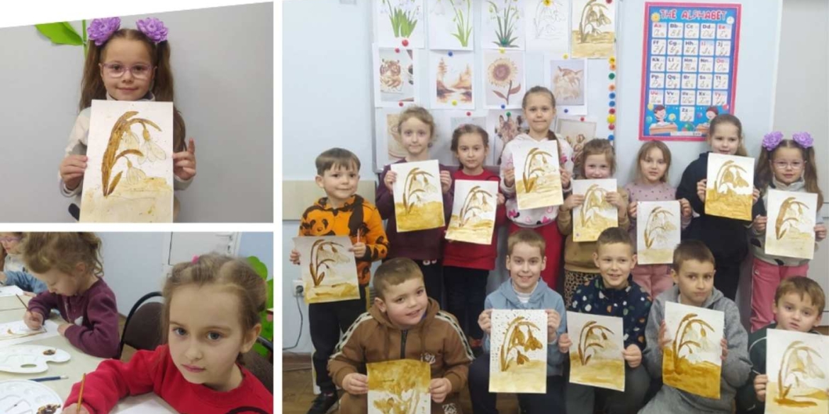 Для юних вінничан організували творчий майстер-клас із малювання кавою