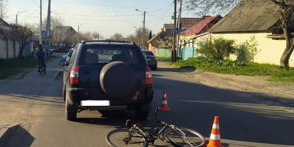 У Вінниці під колеса авто потрапив 11-річний велосипедист