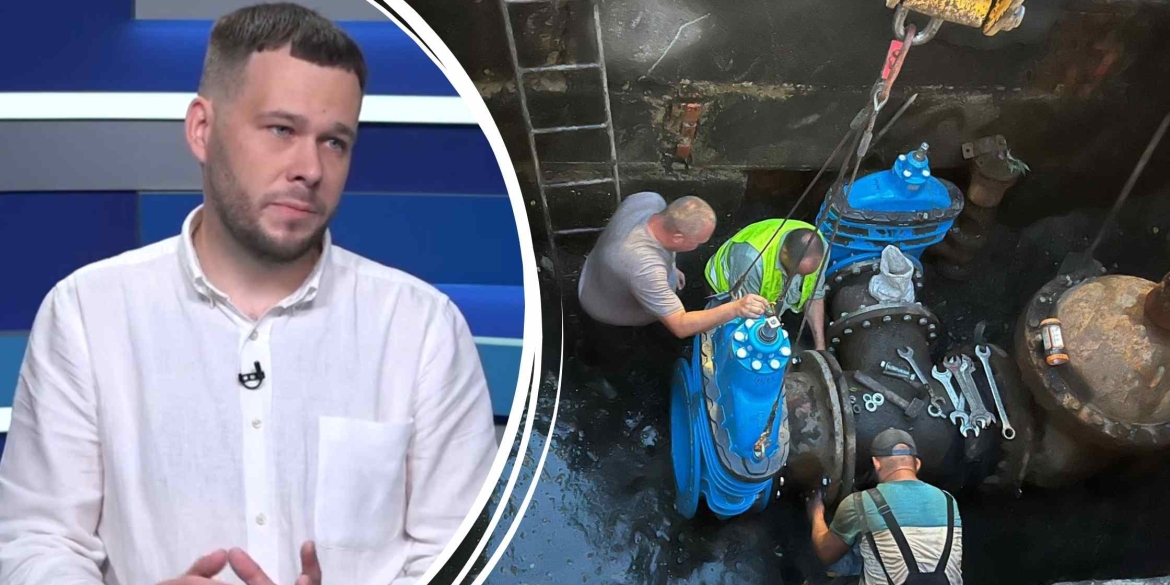 Два мікрорайони Вінниці на добу залишились без води через ремонт магістрального водогону