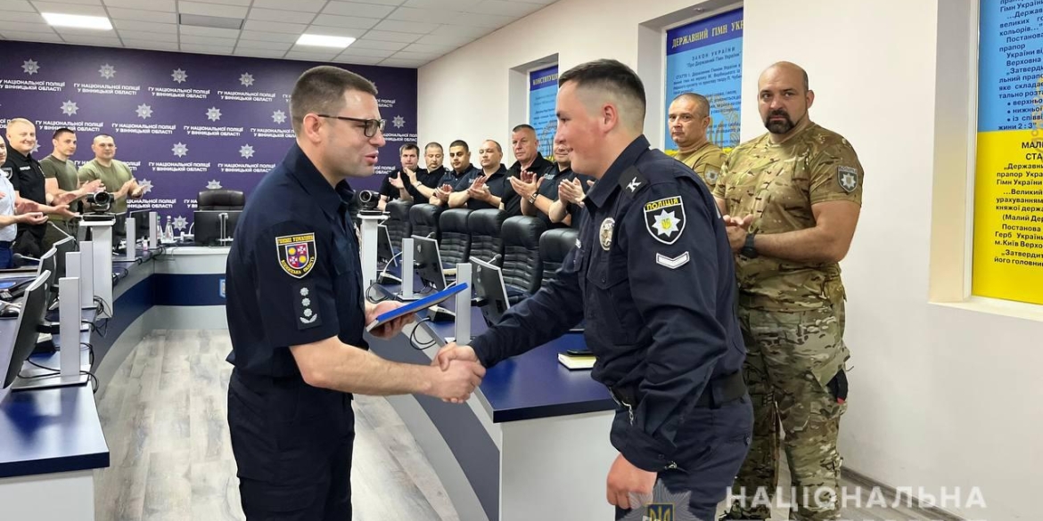 Іван Іщенко відзначив курсанта, який затримав у Вінниці грабіжника