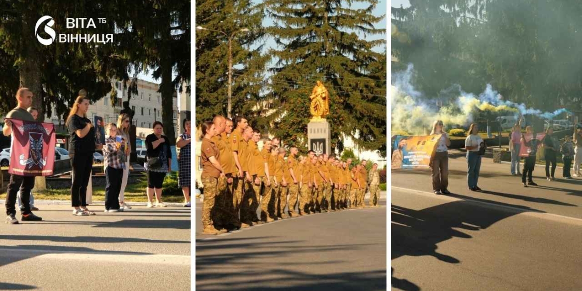 Калинівська громада вшанувала пам'ять командира взводу важких дронів Олександра Коломійця