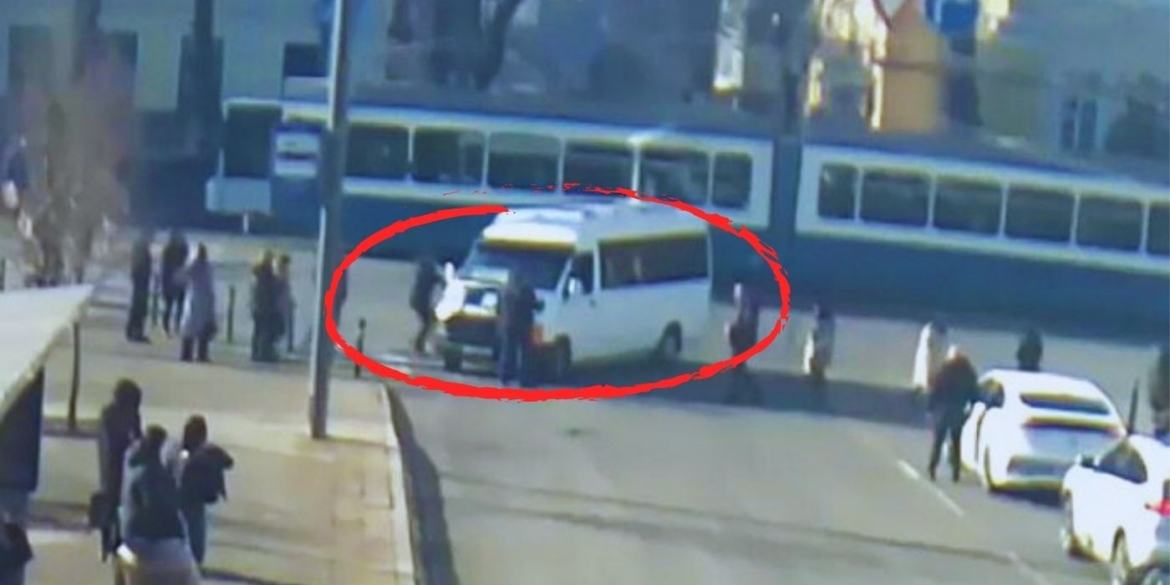 Камери відеоспостереження у центрі Вінниці зафіксували конфлікт під час “хвилини мовчання”