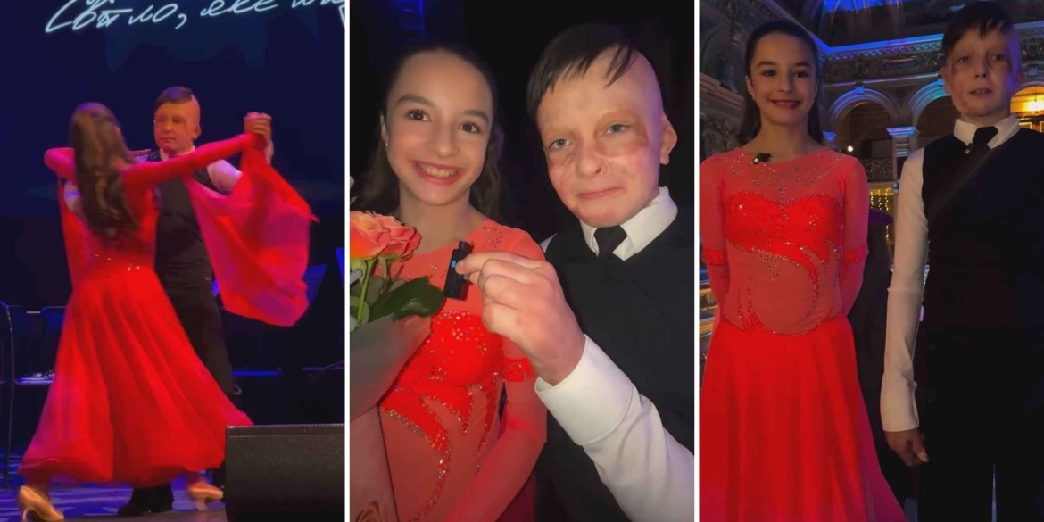 Хлопчик, який вижив після ракетного удару по Вінниці, виступив у Львівській опері 