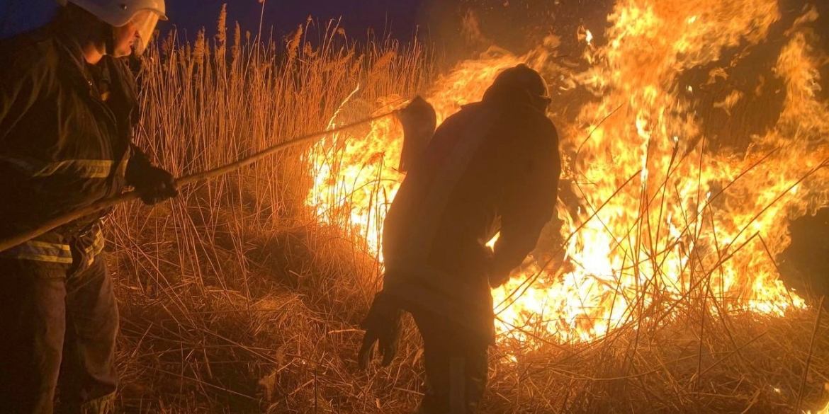 Кількість пожеж росте - на Вінниччині загасили понад 20 загорянь сухої трави