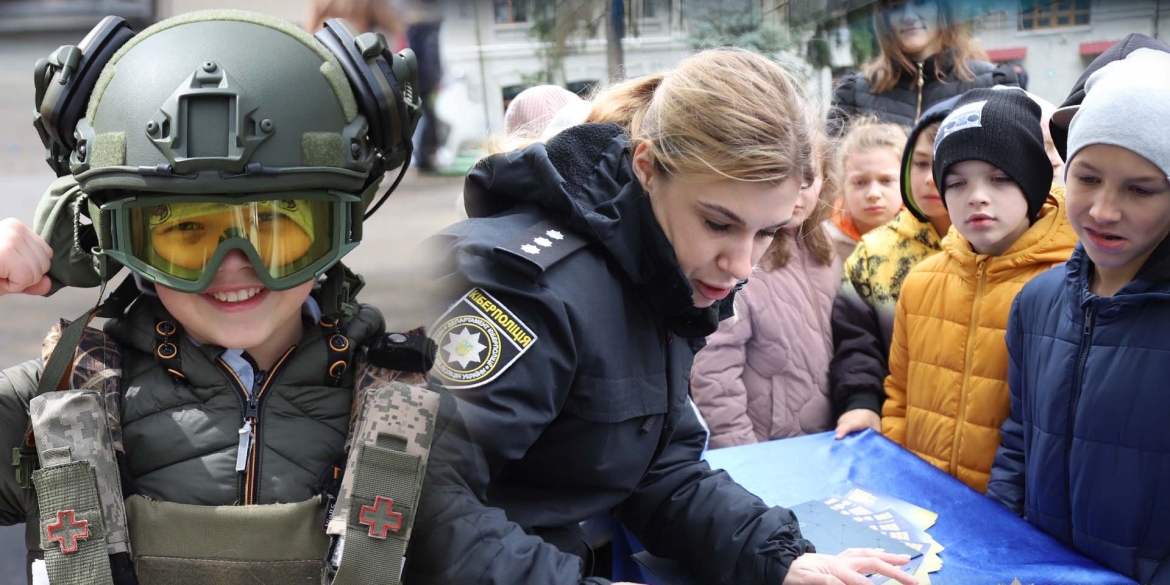 Кінолог, вибухотехніки та екіпірування: урок безпеки для вінницьких школярів