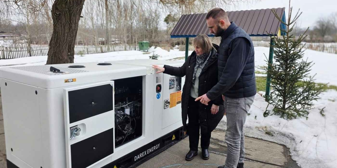 Лука-Мелешківська громада отримала генератор від благодійників із Тайваню