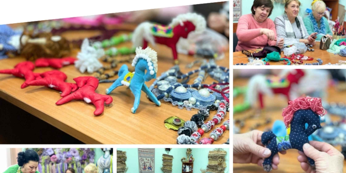 Майстрині Вінницького терцентру створюють різдвяно-новорічний декор