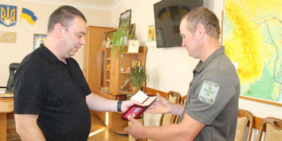 Могилів-Подільський прикордонник отримав орден «За мужність» ІІІ ступеня