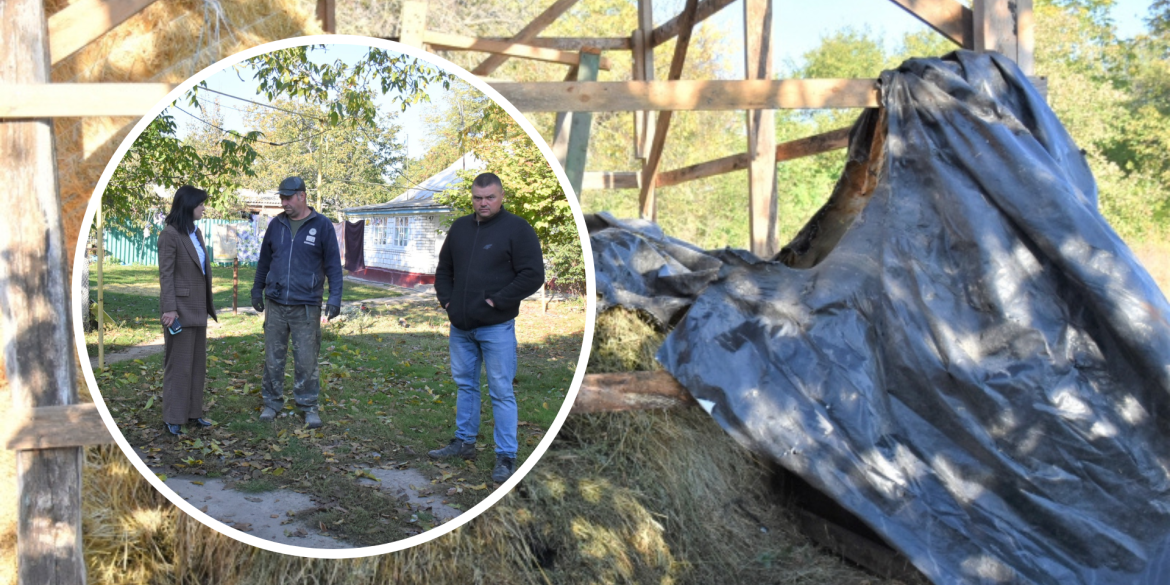 На будинки біля Тростянця впали уламки безпілотника: постраждав чоловік