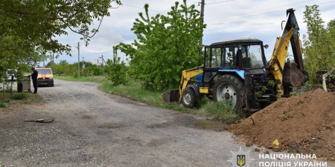 На Гайсинщині чоловік підпалив екскаватор через відключення газу