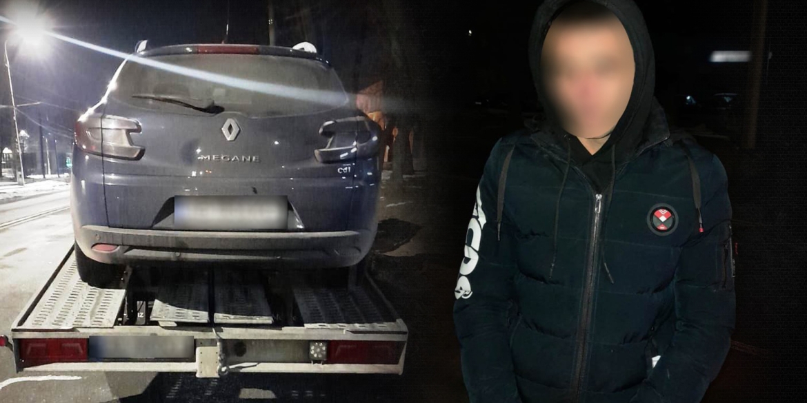 На Хмельницькому шосе у Вінниці патрульні зупинили п'яного водія Renault