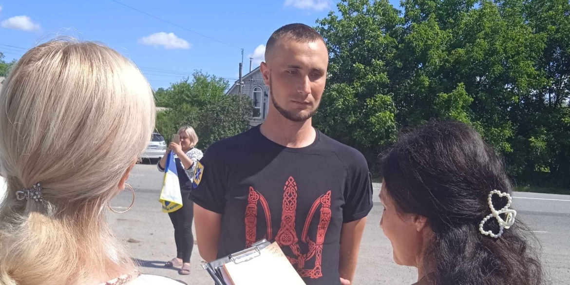 На Літинщині урочисто зустріли молодого воїна, який повернувся з полону