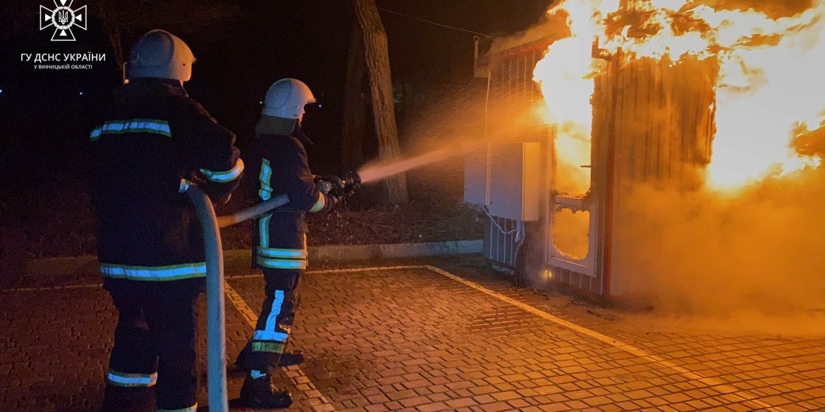 На мийці самообслуговування в Ладижині сталася пожежа