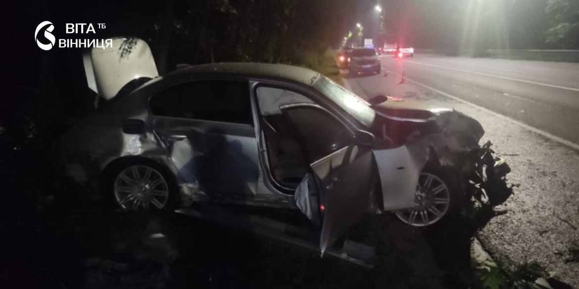 На об’їзній дорозі Вінниці зіткнулися Hyundai та BMW двоє людей у лікарні