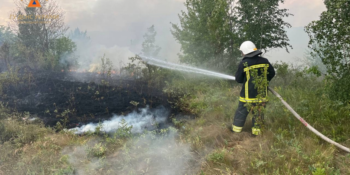 На відкритих територіях Вінниччини тричі за день горіла суха трава