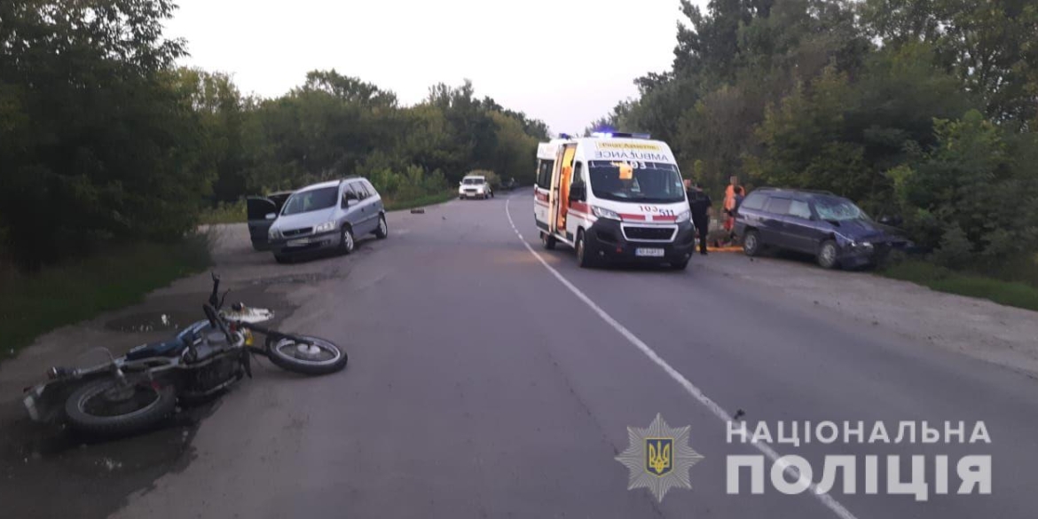 На Вінниччині сталося дві аварії за участю мотоциклістів