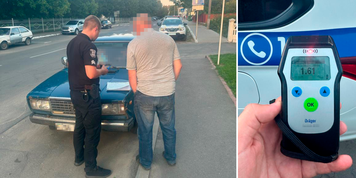 На Вінниччині водій напідпитку пропонував поліцейським 9 тис. грн