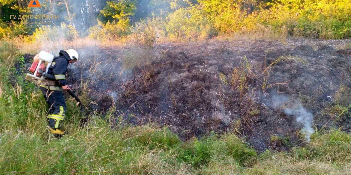 На Вінниччині за добу, 15 серпня, сталося 12 пожеж в екосистемах