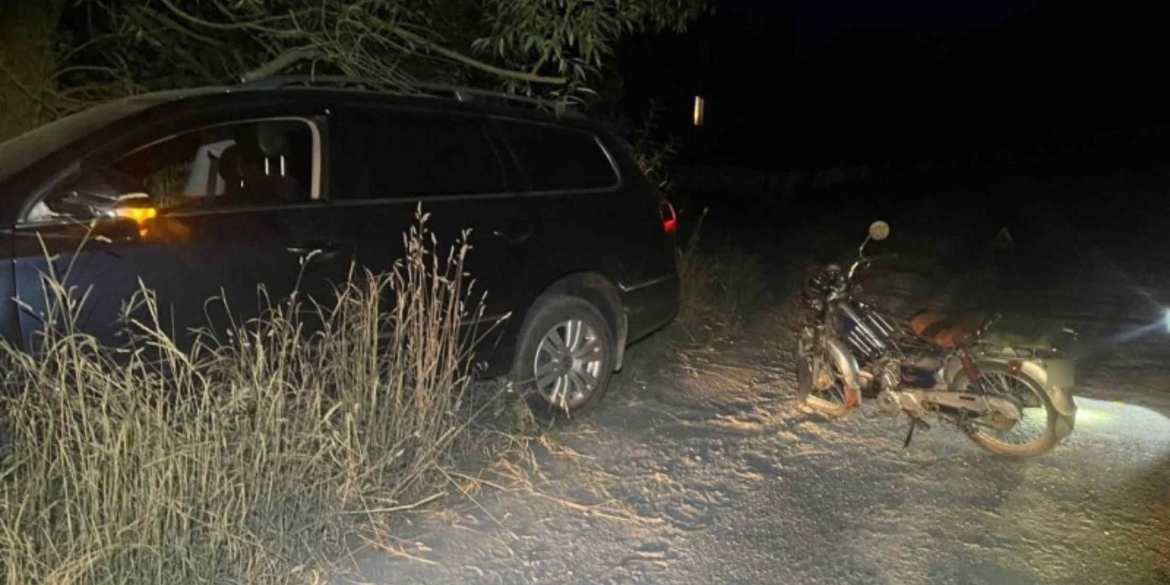 На Вінниччині 14-річний водій мопеда потрапив під колеса зустрічного авто
