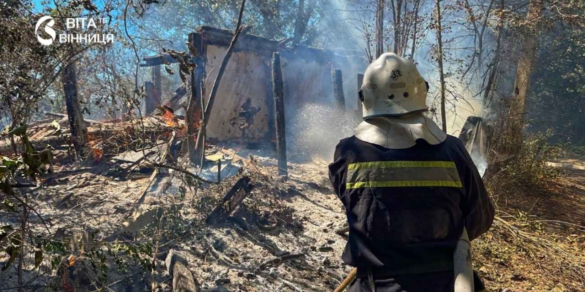 На Вінниччині діти розпалили багаття, а вогонь перекинувся на будівлю
